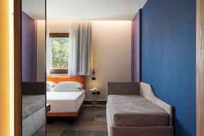 Junior Triple Room, Pool View | In-room safe, desk, laptop workspace, iron/ironing board (on request) - Zurafa Resort (Syracuse)