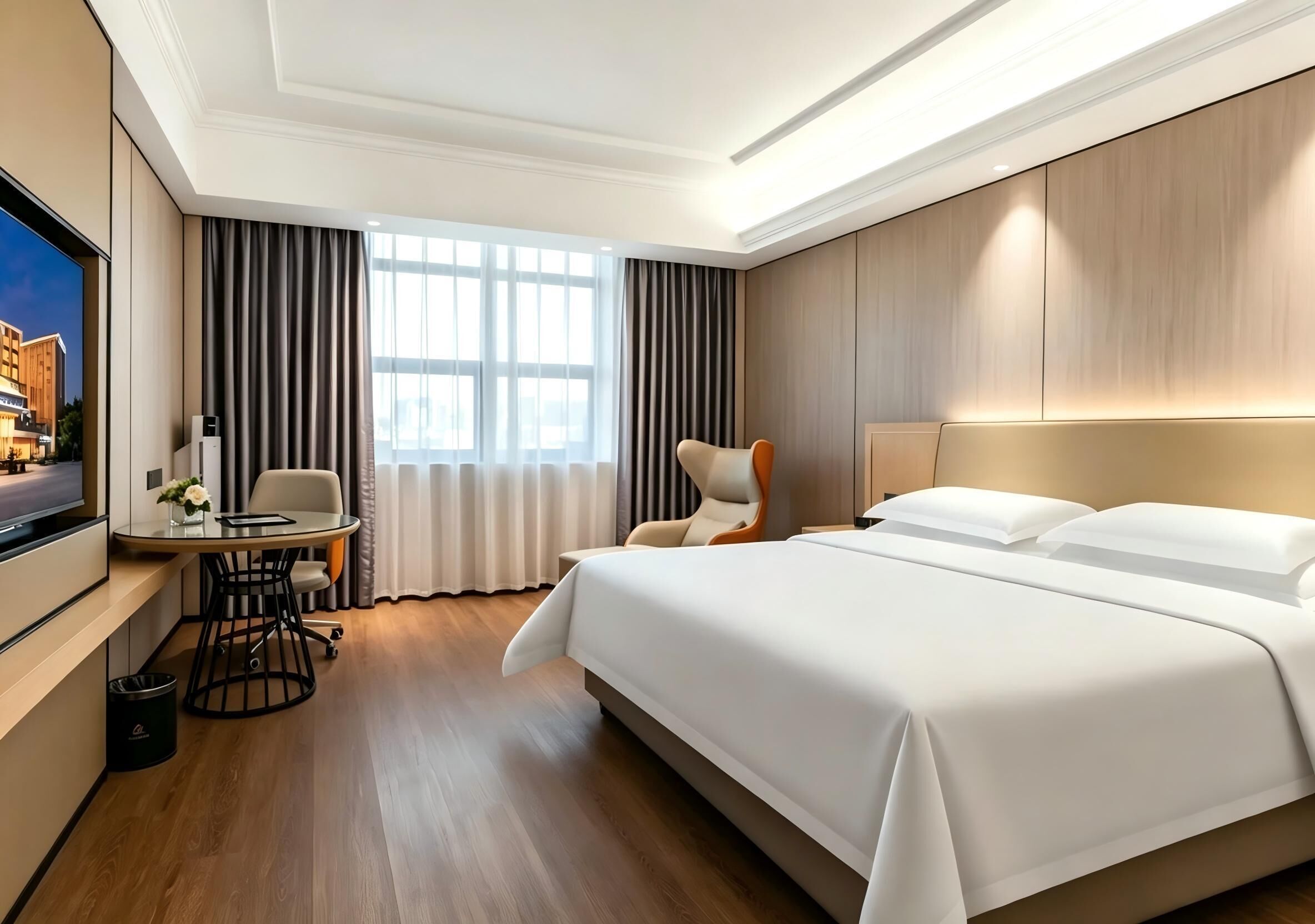 Classic Double Room Single Use | Meja, ruang kerja komputer riba, Wi-fi percuma 