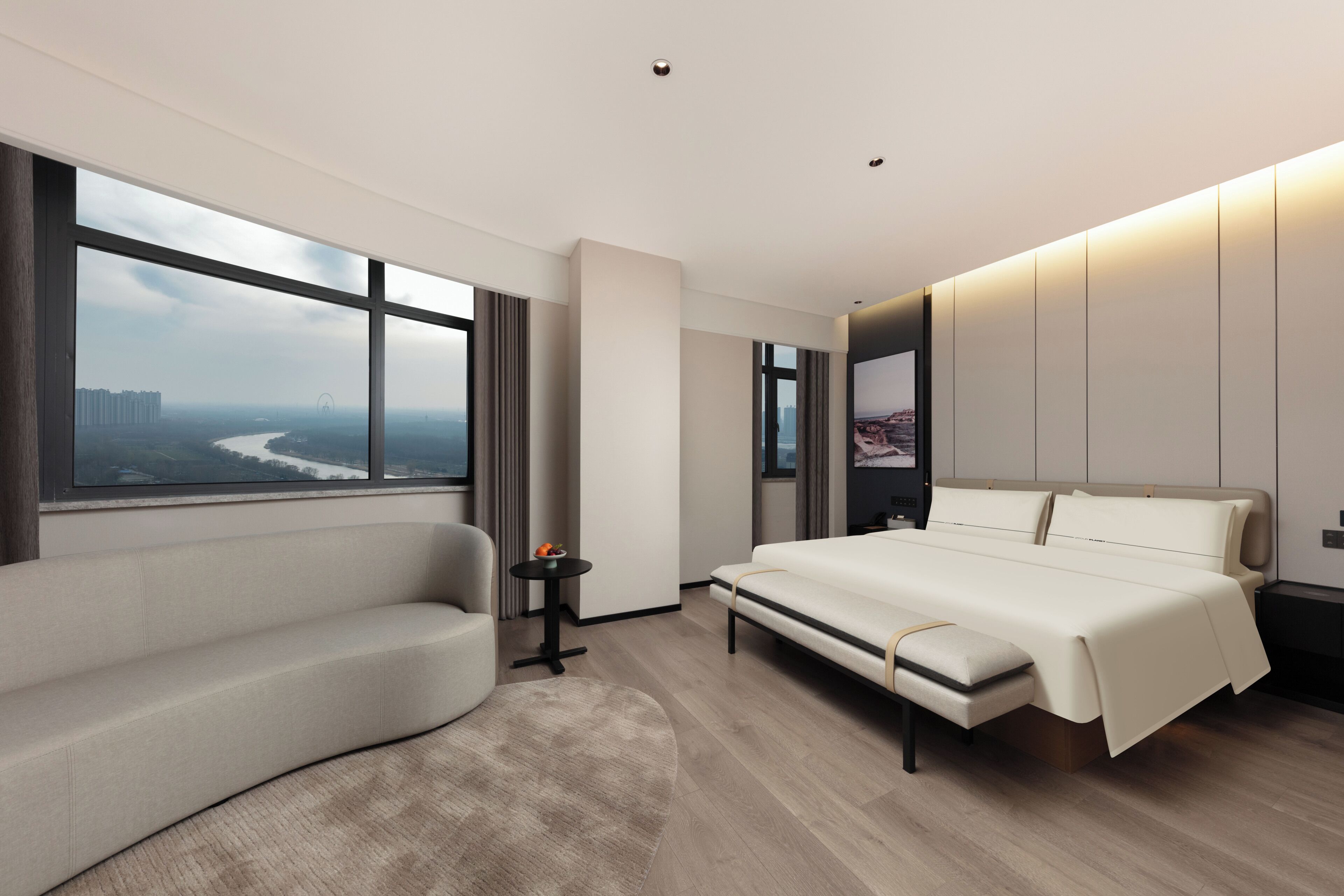 Chambre supérieure double | Bureau, espace de travail pour ordinateurs portables