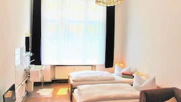 Hypo-allergenic bedding available, down comforters