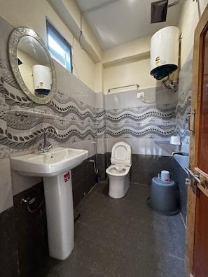 Hair dryer, bidet, towels - Man Mauji Villa (Kasol)