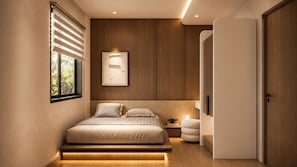 Habitació doble Deluxe, balcó, vistes al turó | Wifi gratuïta 