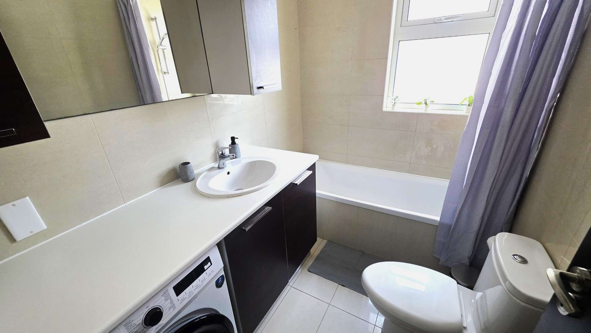 Hair dryer, towels