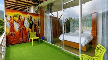 Deluxe Double Room, Balcony, Mountain View | Desk, free WiFi