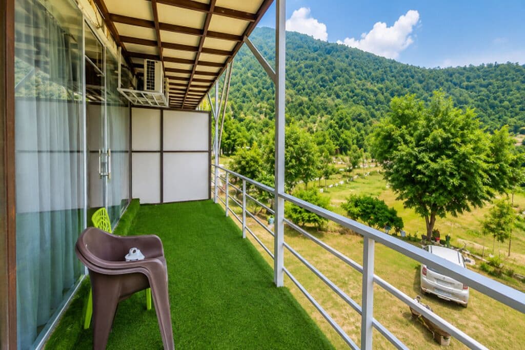 Habitación doble Deluxe, balcón, vista a la montaña | Áreas de la propiedad