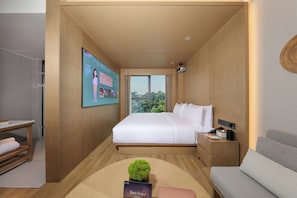 Classic Double or Twin Room, City View | Desk, laptop workspace, WiFi (free) - Eeril Hotel Futian Port  (Shenzhen)