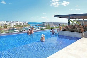 Pool - La Amada | Rooftop Condo w Marina & Mangrove Views (Cancún)