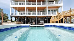 Pool - Gulf Stream Breeze: Oceanfront Luxury, Private Pool & Outdoor Oasis (Murrells Inlet)