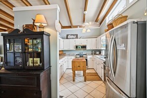 Private kitchen - Panacea: Oceanfront Charm with Pool, & Private Beach Walkway (Murrells Inlet)