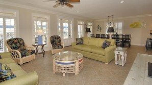 Living area - Quality Time: Private Pool Retreat Just Steps from the Beach (Murrells Inlet)