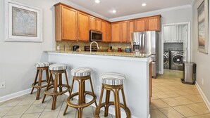 Private kitchen - Sun-S-Up: Private Pool, Steps to the Beach & Surfside Pier (Surfside Beach)