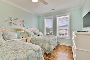 Iron/ironing board, free WiFi, bed sheets - Treasure by the Sea: Oceanfront, Pool, Fire Pit & Steps to the Sand (Murrells Inlet)