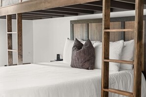 2 habitaciones, decoración personalizada y muebles diferentes