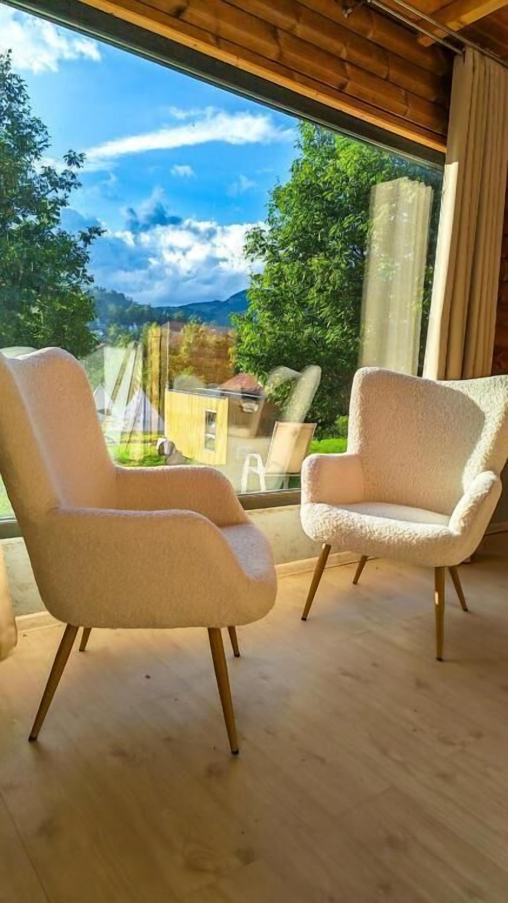 Casa rodante Deluxe, vista a la montaña | Interior