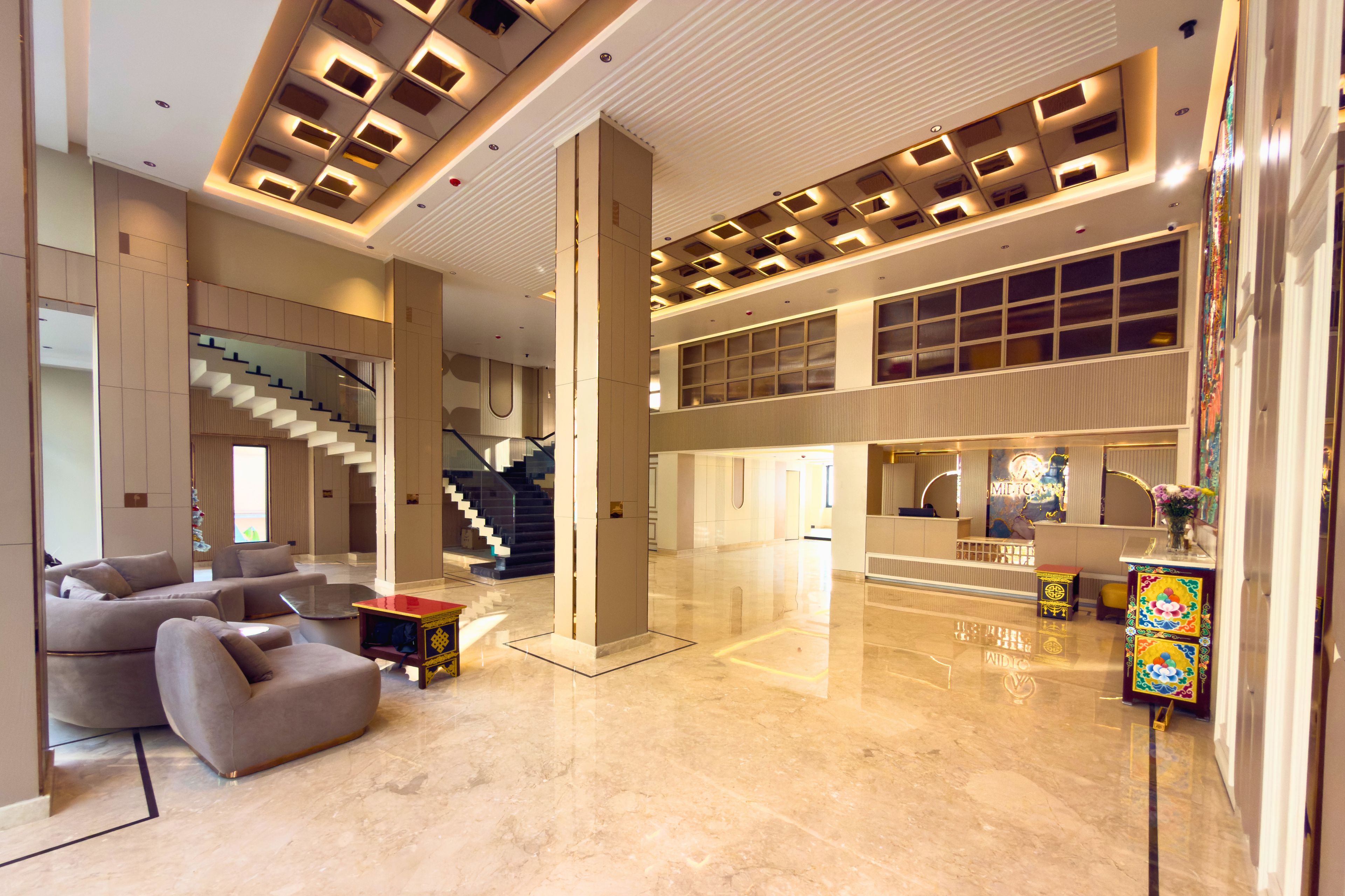 Lobby sitting area