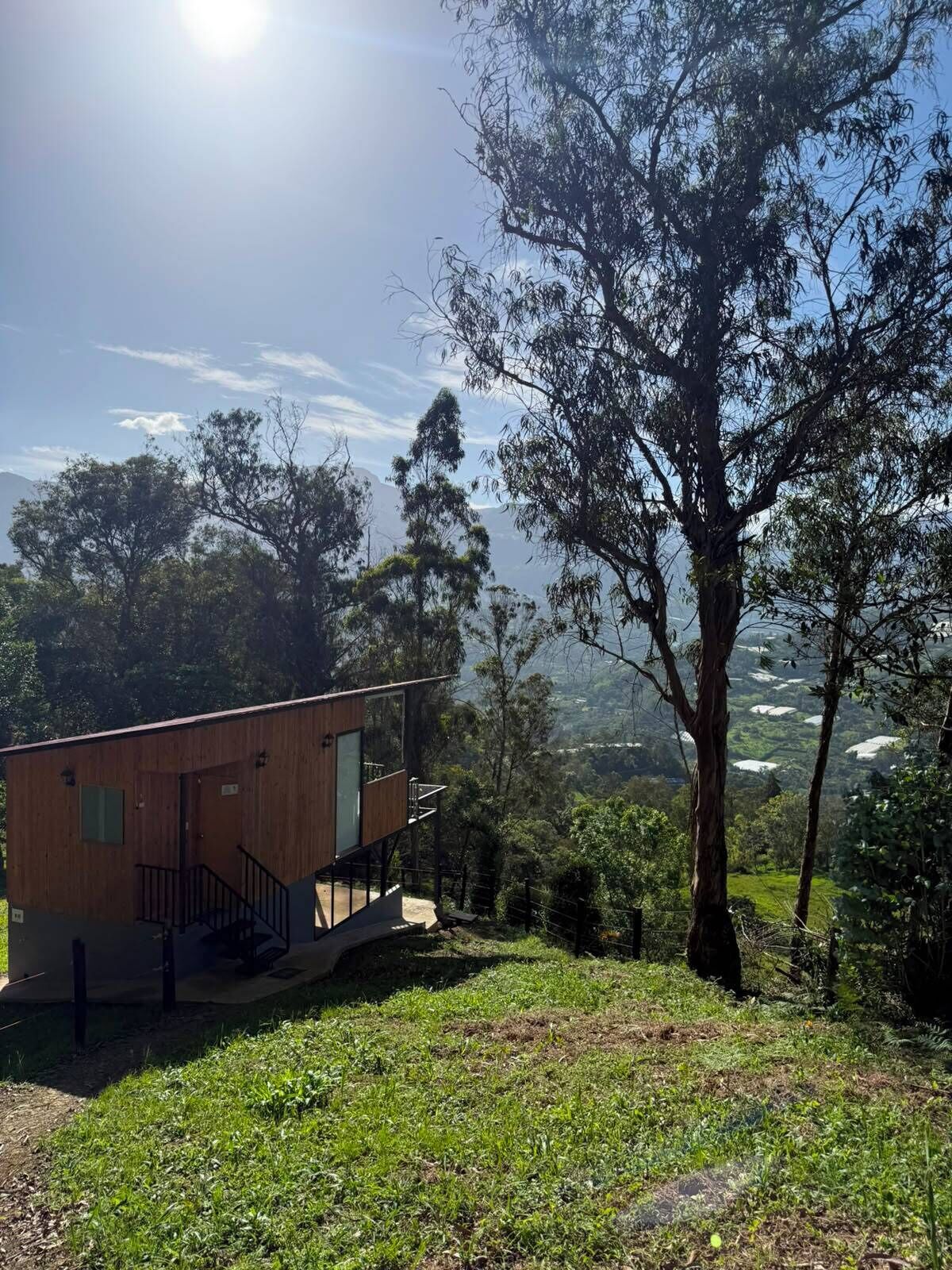 Ferienhütte, Balkon, Bergblick | Außenbereich