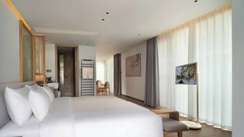 Tripla Luxury, vista collina | Tende oscuranti, insonorizzazione, ferro/asse da stiro, Wi-Fi gratuito