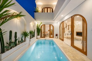Outdoor pool - 2BR Private Pool Villa Near Batu Bolong & La Brisa (Badung)