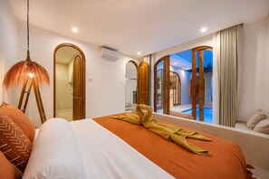 In-room safe, iron/ironing board, free WiFi, bed sheets - 2BR Private Pool Villa Near Batu Bolong & La Brisa (Badung)