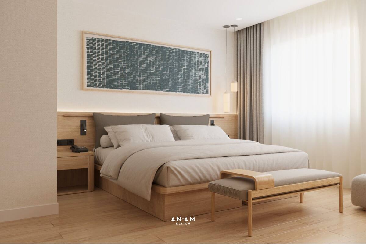 Chambre Signature, vue ville