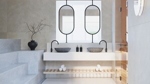 Produtos de toalete grátis, secador de cabelo, chinelos 