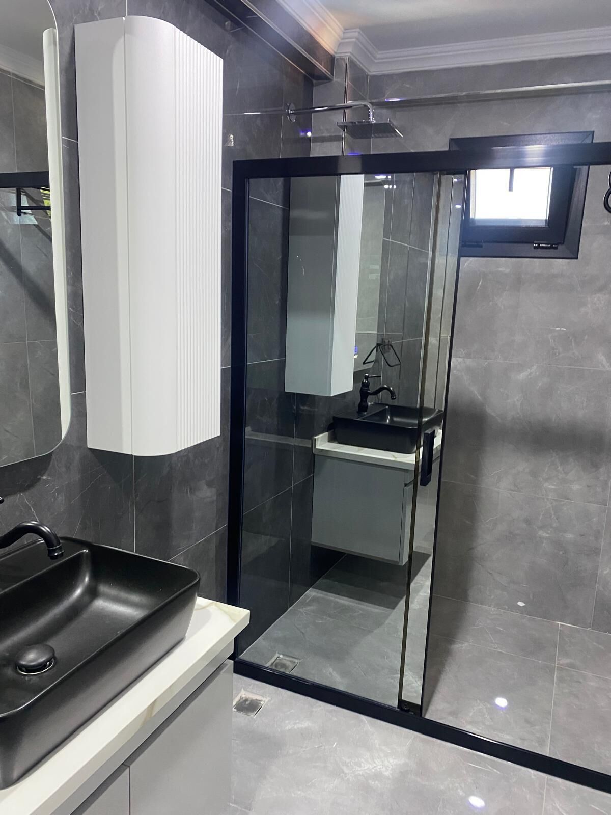 Shower, free toiletries, hair dryer, slippers