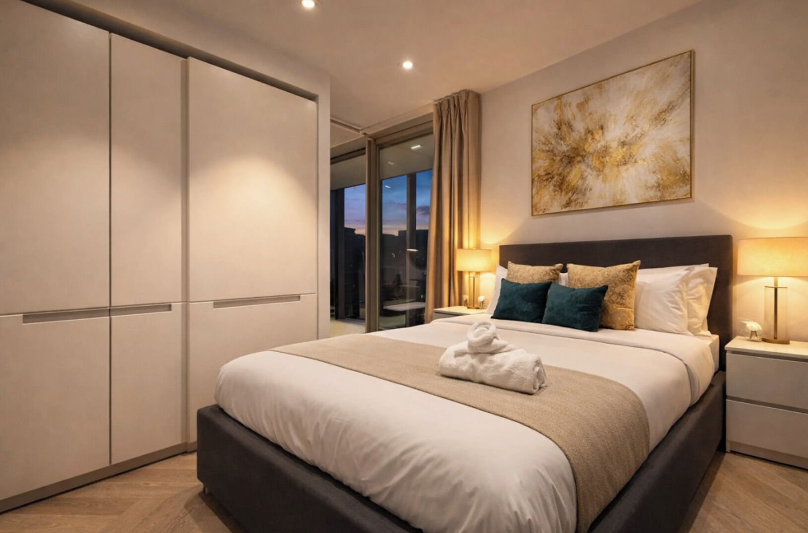 Iron/ironing board, WiFi, bed sheets