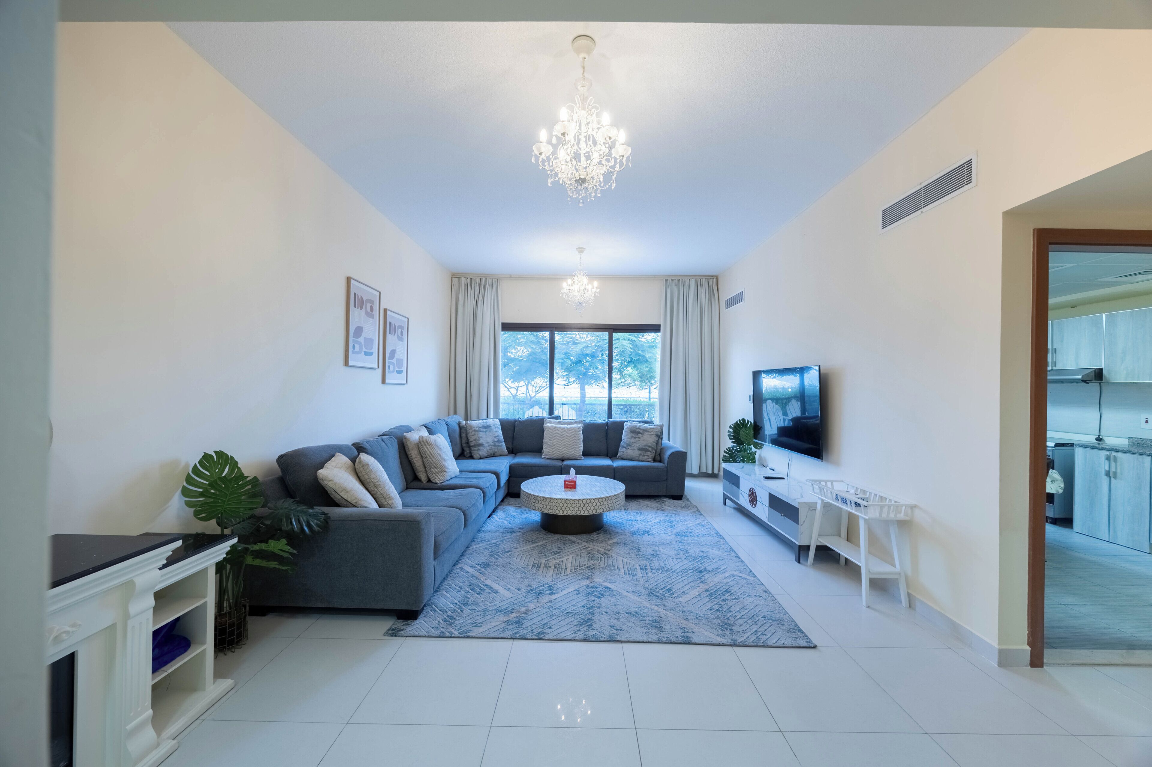 Appartement, vue mer | Coin séjour