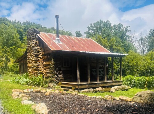 Log Cabin Homestead in Wild Harmony Farm’s Permaculture Food Forest