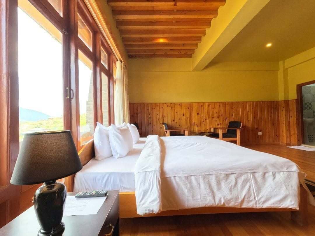 Deluxe-Doppel- oder -Zweibettzimmer, Balkon, Bergblick
