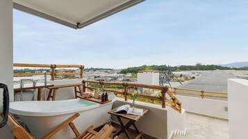 Doppia Premium, balcone, vista collina | Balcone