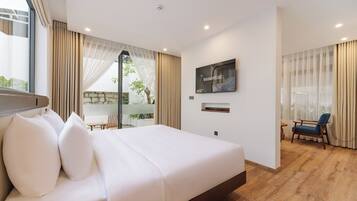 Suite Signature, balcone, vista giardino