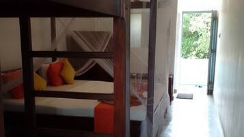 Deluxe Quadruple Room, Balcony, Ocean View | WiFi (free), bed sheets