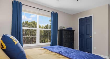 Buc-Themed 2BR Condo · Two En Suites · 5 Min to ETSU, JCMC & the VA