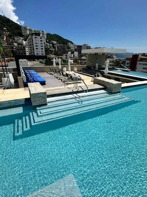 Pool - 2bedroom 2 bath luxury condo in Loft 268 right in the heart of the Romantic Zone (Puerto Vallarta)