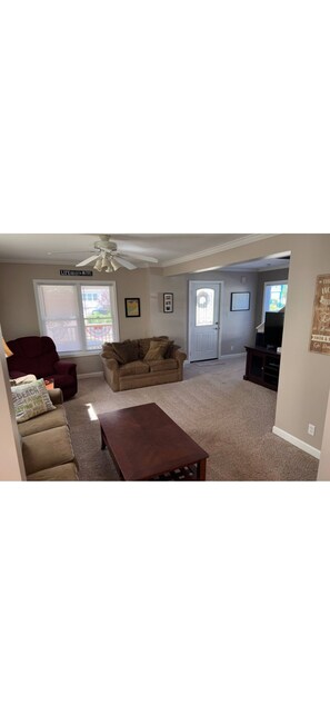 Living area - Marvelous 4-bedroom house with AC in charming Port Austin (Port Austin)