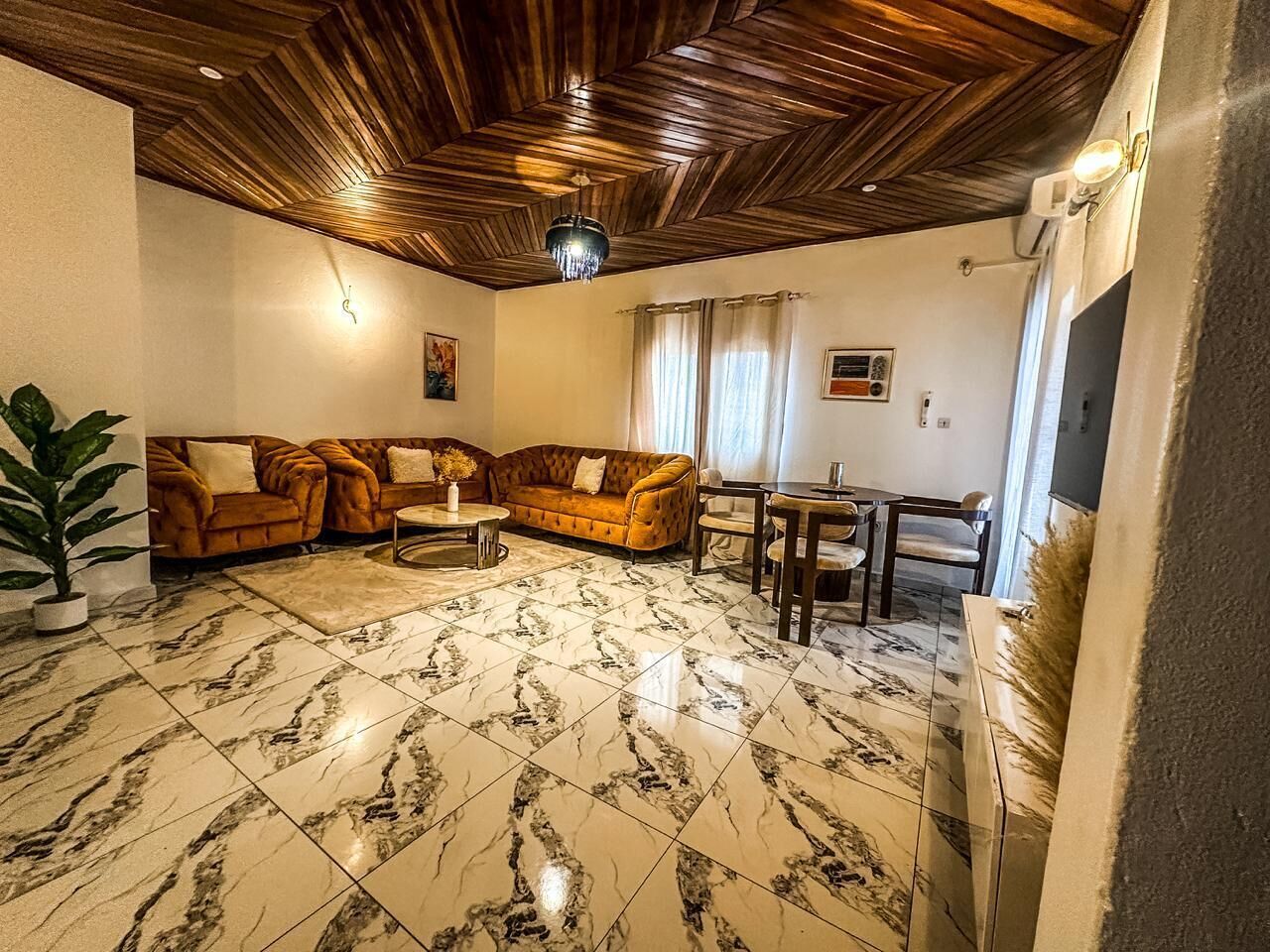 Appartamento Deluxe, vista città | Area soggiorno