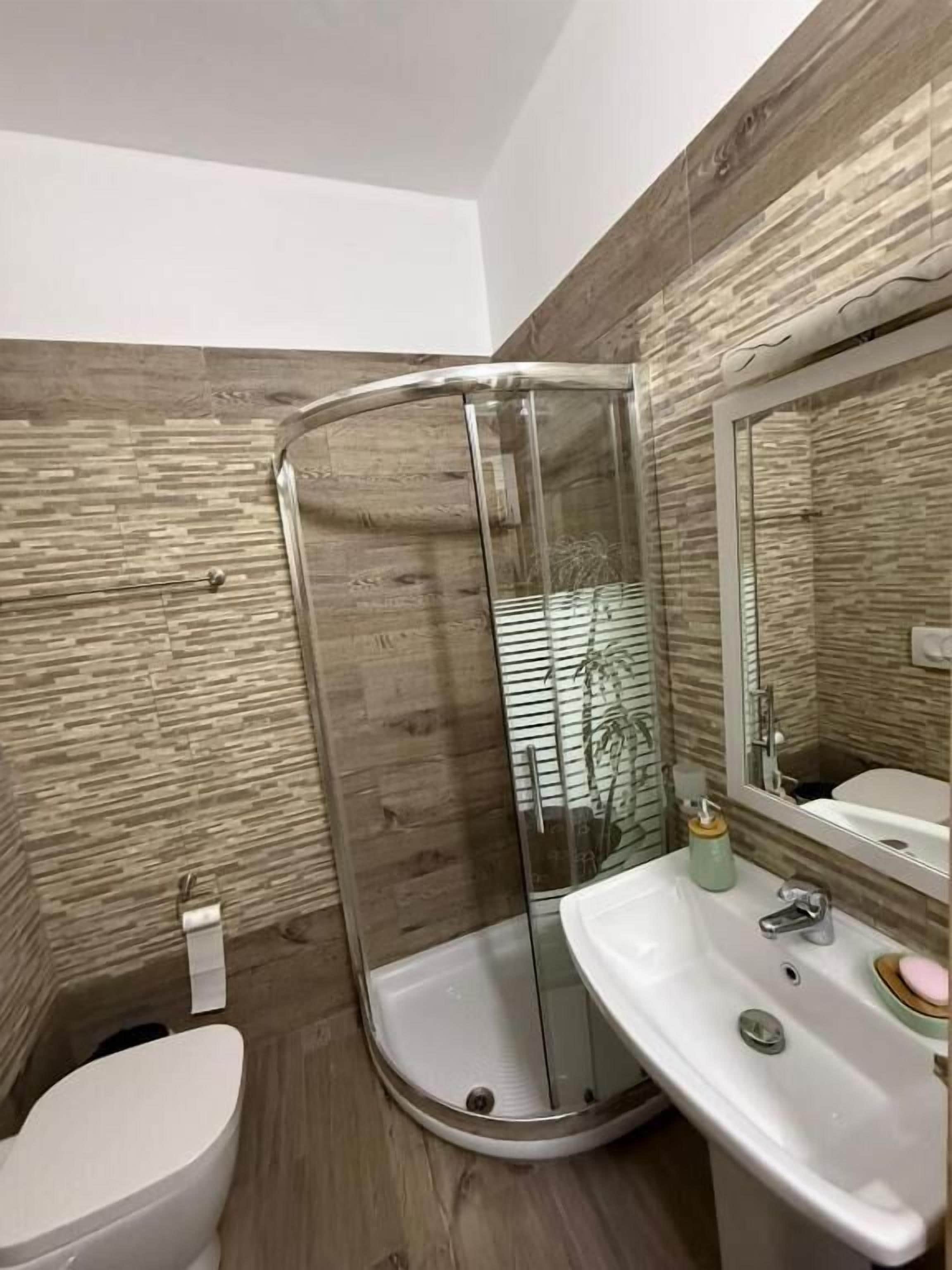Tripla Basic, balcone, vista montagna | Bagno