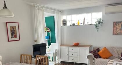 Two-story house in P. Andaluz/Torróx Costa. 3 bedrooms, sleeps 5, and community pool