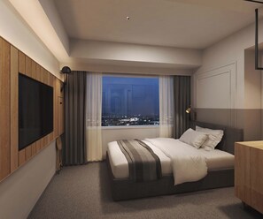Kamar Double Basic, 1 Tempat Tidur Double | Setrika/meja setrika dan Wi-Fi gratis