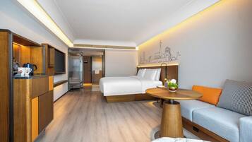 Comfort Double Room, Non Smoking, City View | Desk, laptop workspace, blackout drapes, iron/ironing board (on request)