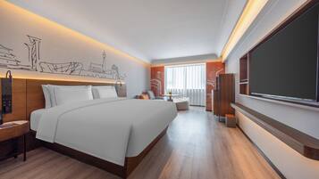 Comfort Double Room, Non Smoking, City View | Desk, laptop workspace, blackout drapes, iron/ironing board (on request)