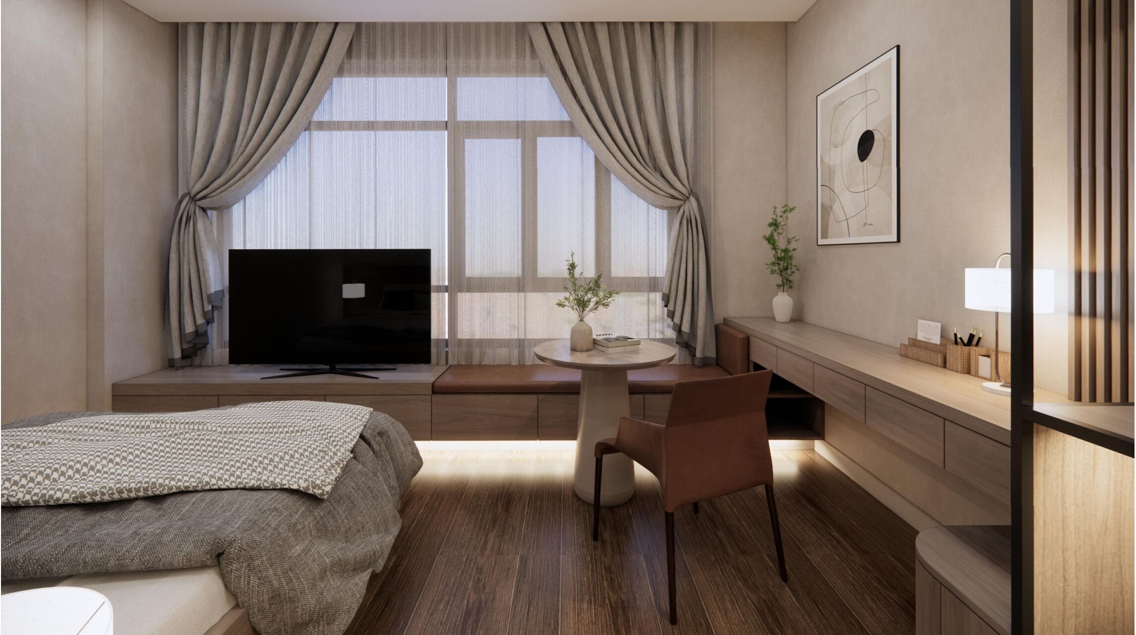 Phòng Suite Junior, 1 giường cỡ queen, không hút thuốc