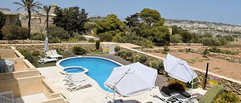Standard Apartment, 3 Bedrooms, Balcony (Pool And Sea - Modern Apart Sannat) | Pool | Seasonal outdoor pool