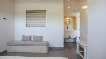 Family Double or Twin Room, Patio, Hill View | Blackout drapes, soundproofing, iron/ironing board (on request)