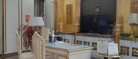 Meja sambut tetamu