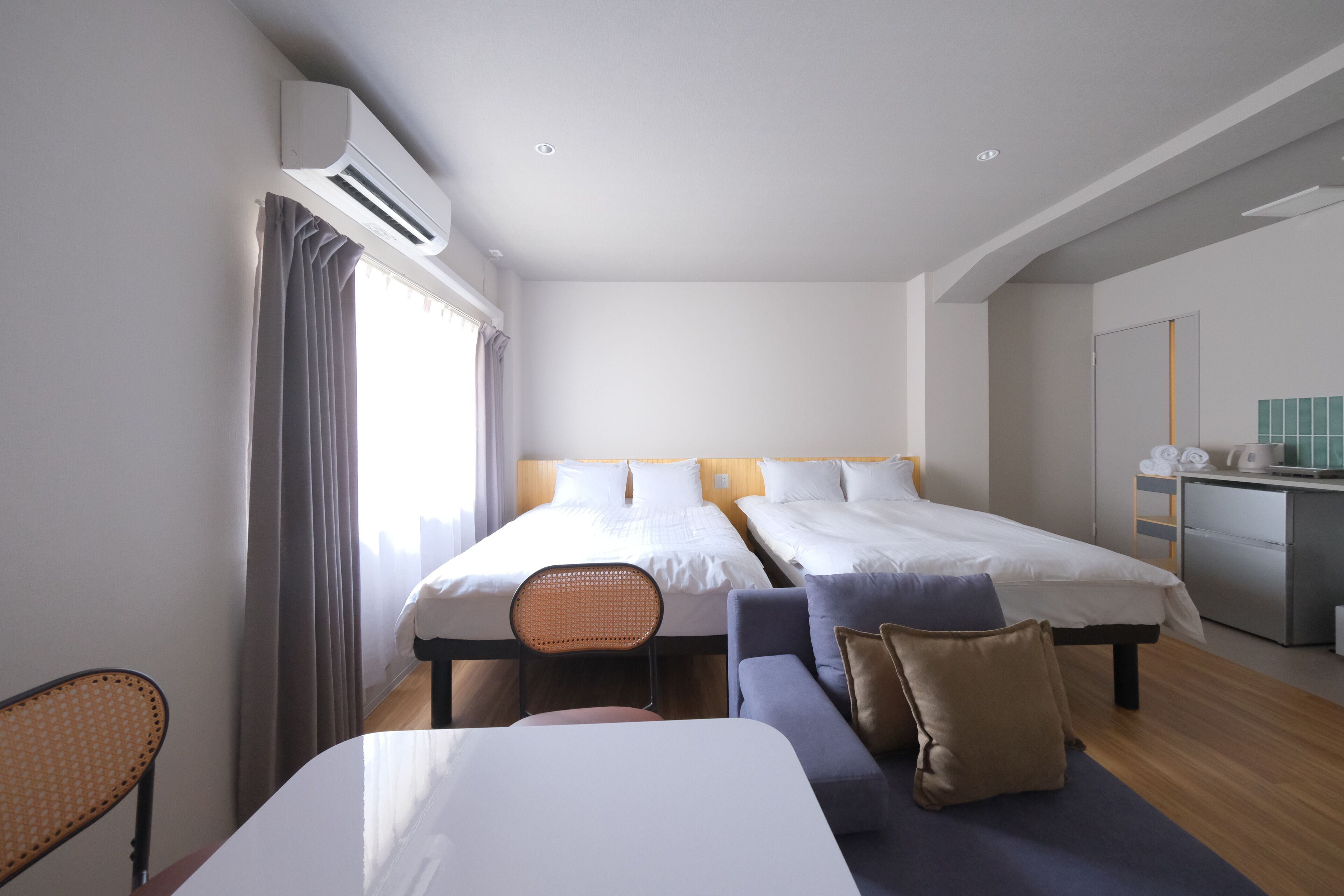 3 chambres, fer et planche à repasser, Wi-Fi gratuit, draps fournis