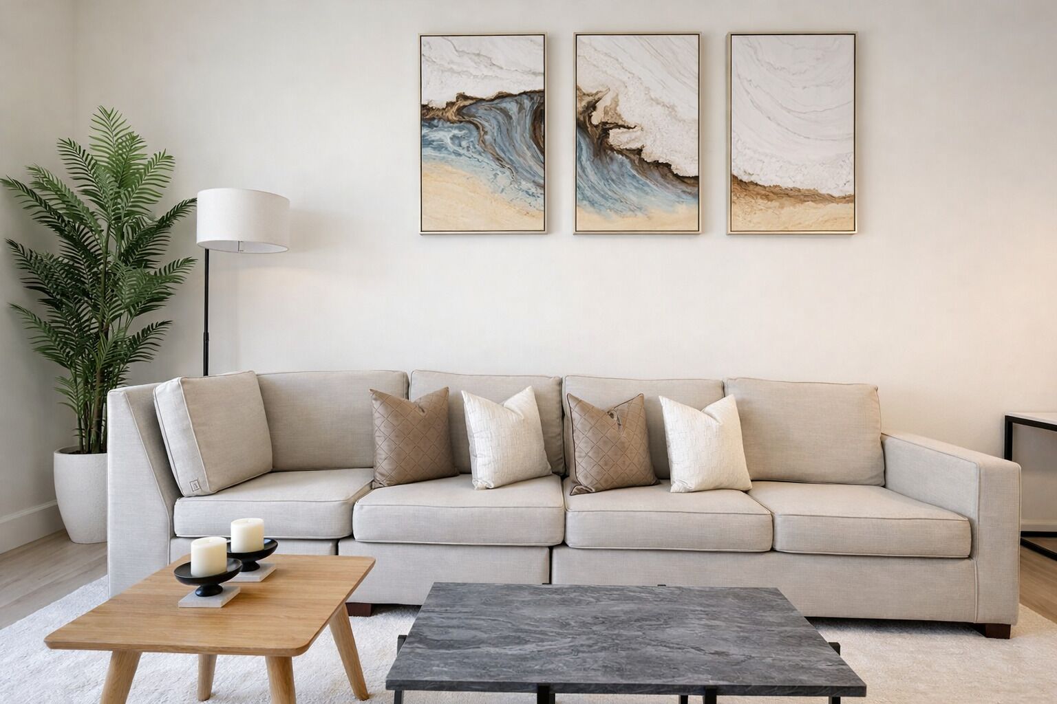 Apartamento, balcón | Zona de estar