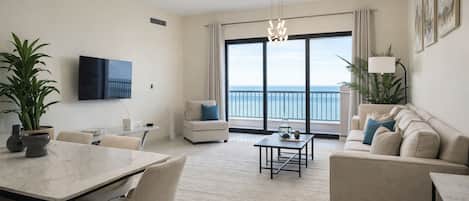 Apartment, Balcony | Living area