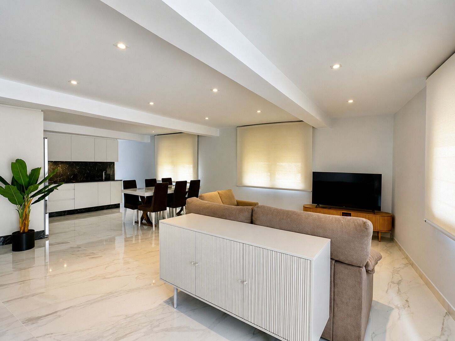 Apartamento Deluxe, 3 habitaciones | Zona de estar